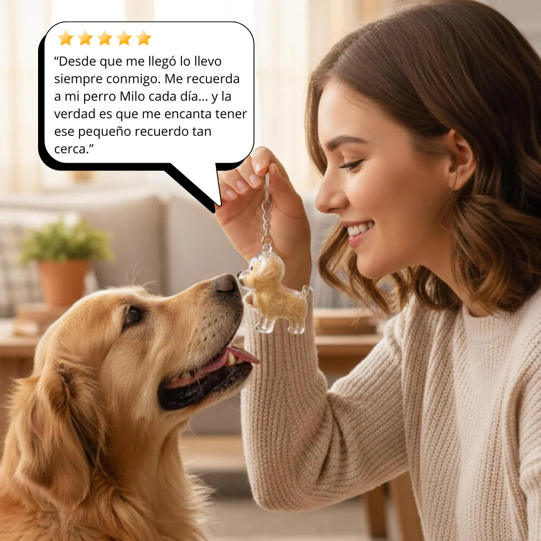 Llavero Enterno™ El recuerdo de tu mascota, siempre en tus manos