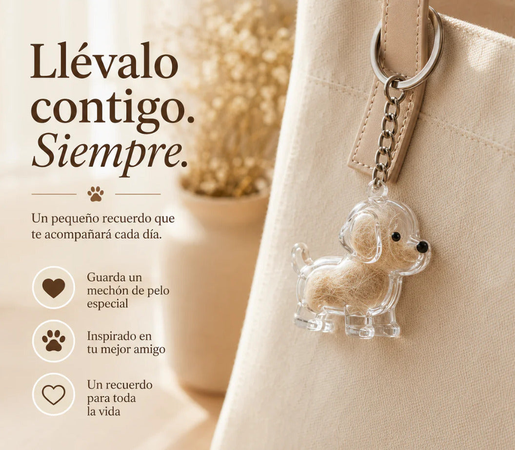 Llavero Enterno™ El recuerdo de tu mascota, siempre en tus manos